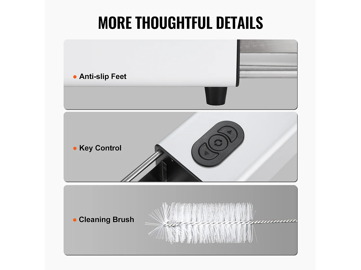 Coupe-Frites électrique SucceBuy, Hachoir à Pommes de Terre et Légumes en Acier Inoxydable