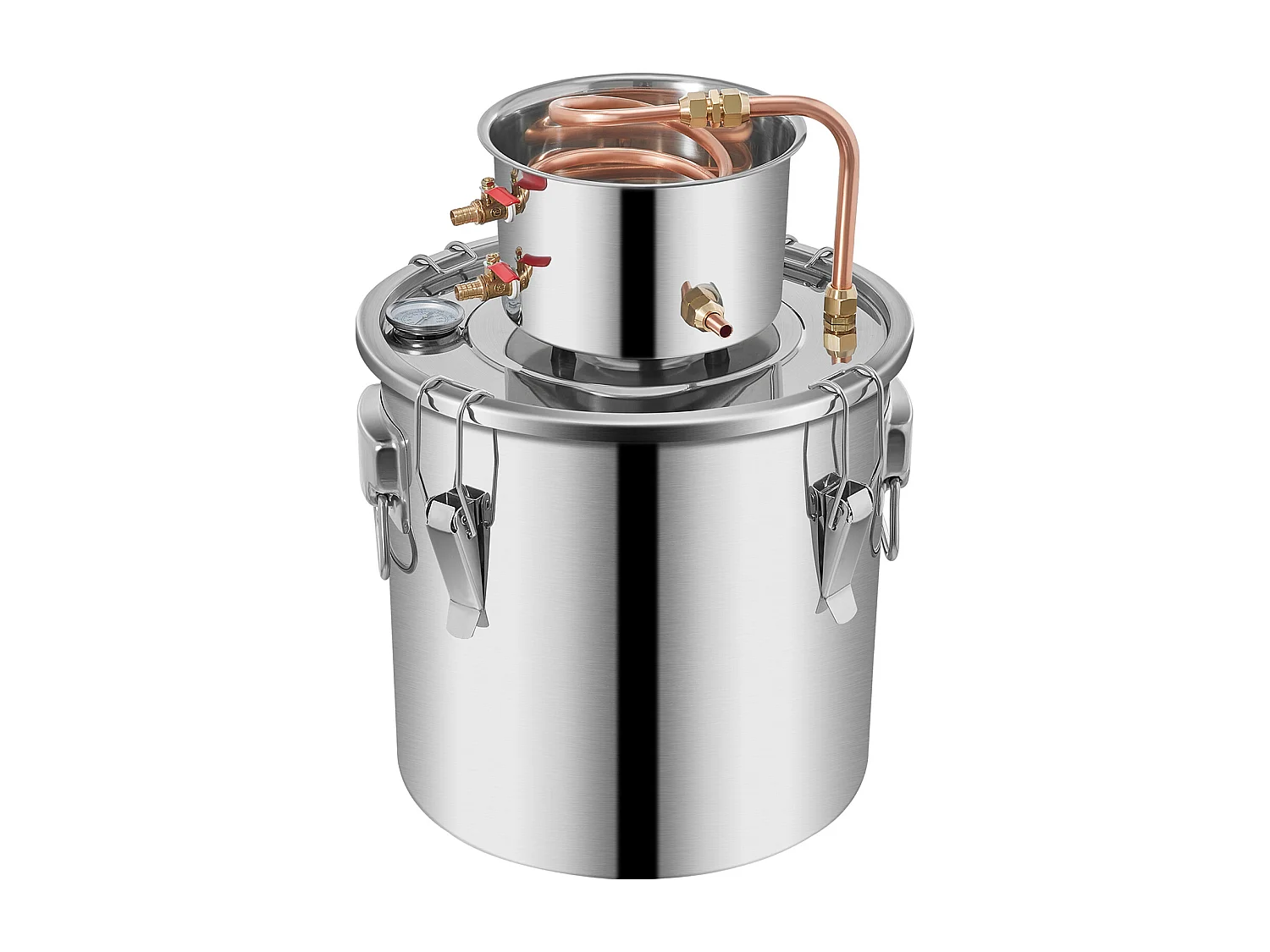 Distillatore di Alcool SucceBuy, 36 L, Produzione di Whisky, Pompa dell'Acqua, per Organizare Riunioni Familiari e Feste Festive