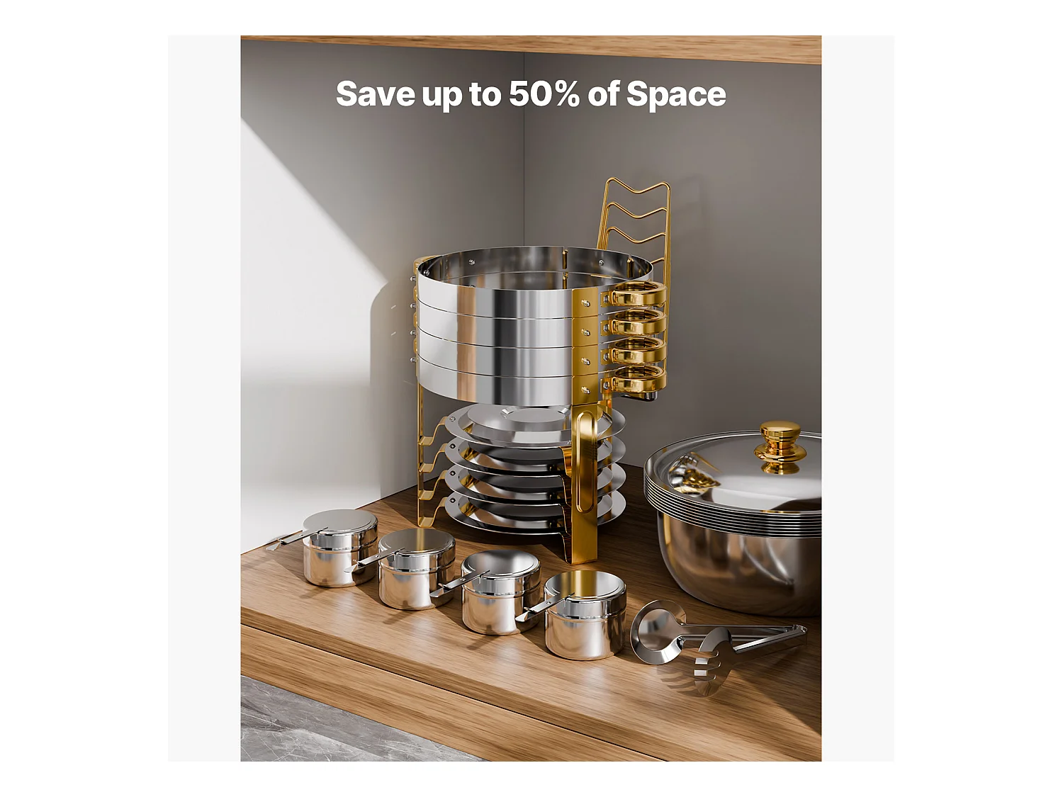 Aquecedores de Alimentos SucceBuy Conjunto de 4 Aquecedores Redondos para Buffet, 4.7 L, Aço Inoxidável, com 4 Taças de Grande Capacidade, Tampa e Pinças