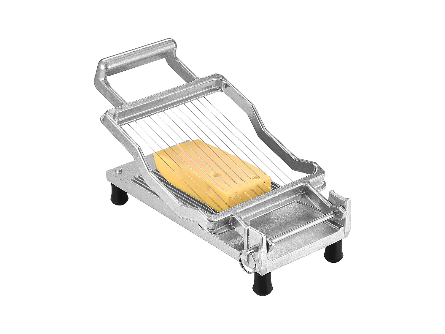 Trancheuse SucceBuy Coupe-Fromage 1cm et 2 cm, Fil, Fromage, Cuisine, 0 V, Alliage d'Aluminium, Argent