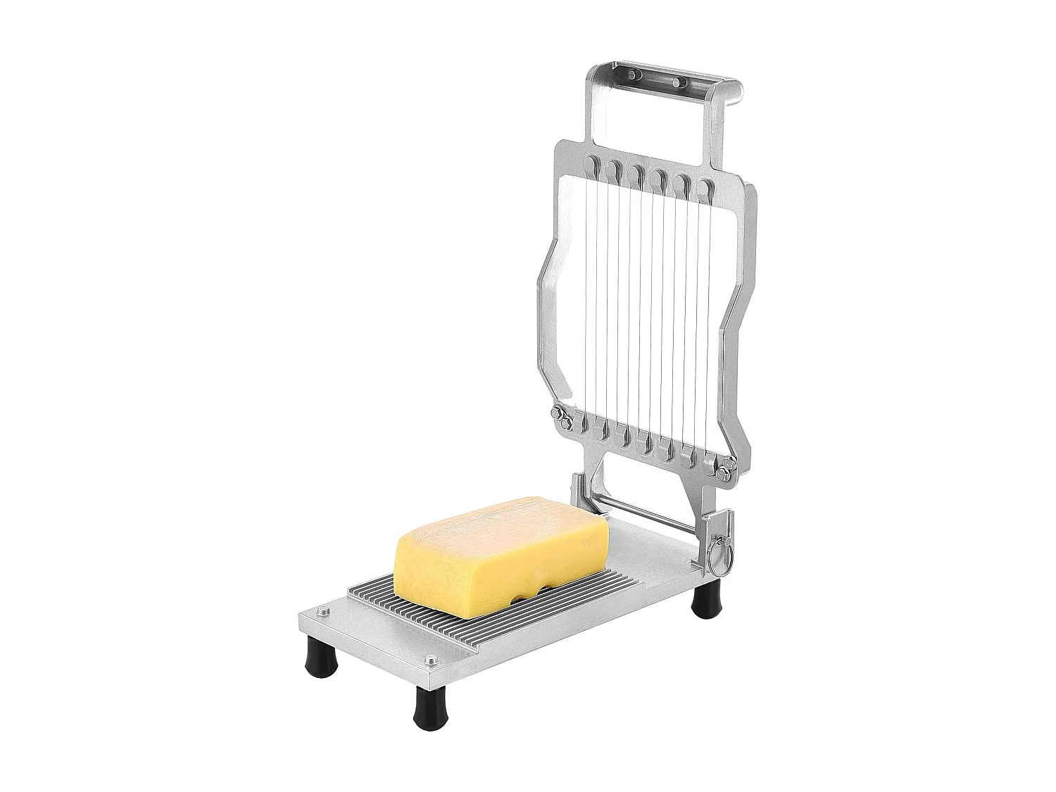 Trancheuse SucceBuy Coupe-Fromage 1cm et 2 cm, Fil, Fromage, Cuisine, 0 V, Alliage d'Aluminium, Argent