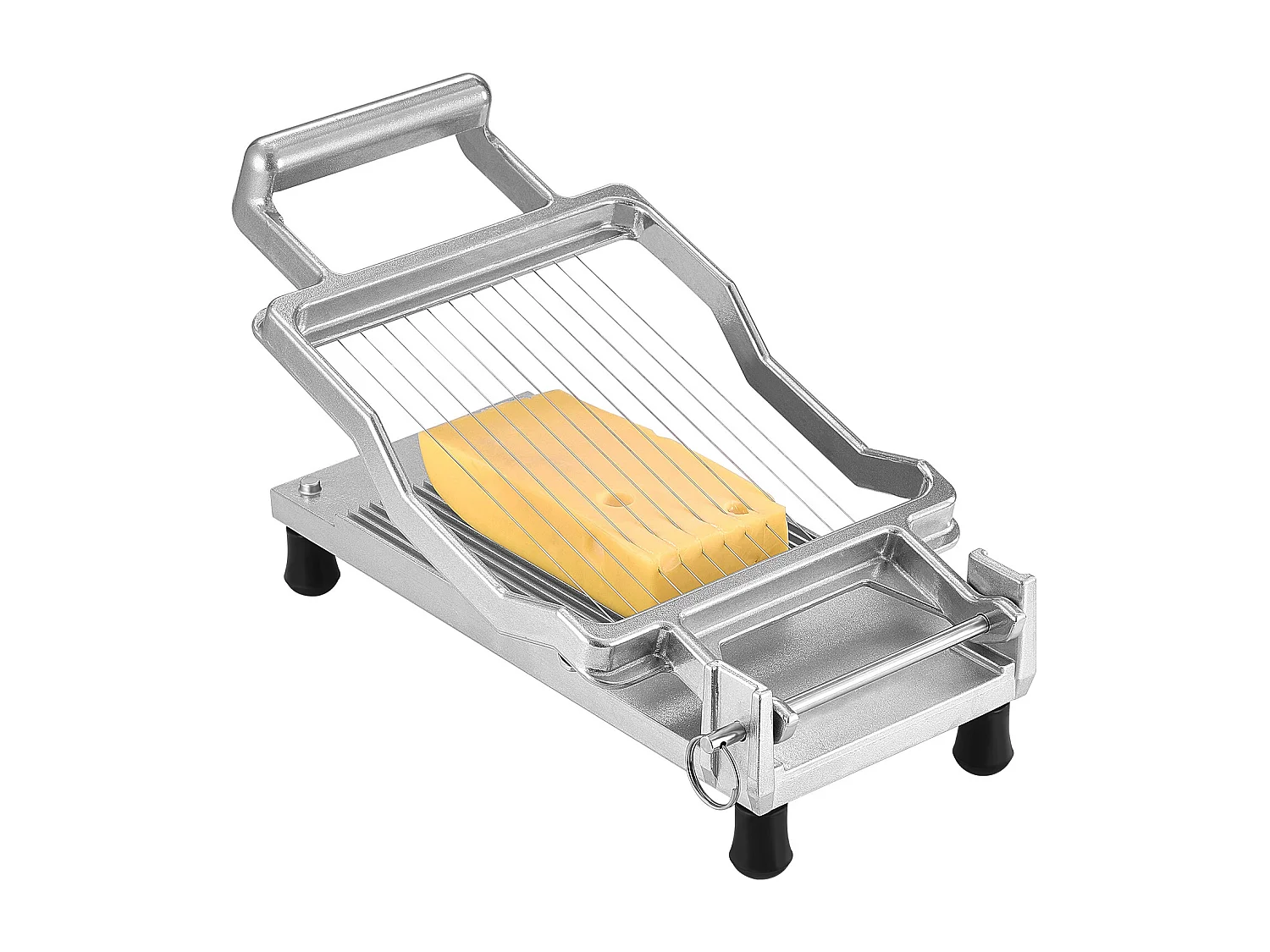Trancheuse SucceBuy Coupe-Fromage 1cm et 2 cm, Fil, Fromage, Cuisine, 0 V, Alliage d'Aluminium, Argent