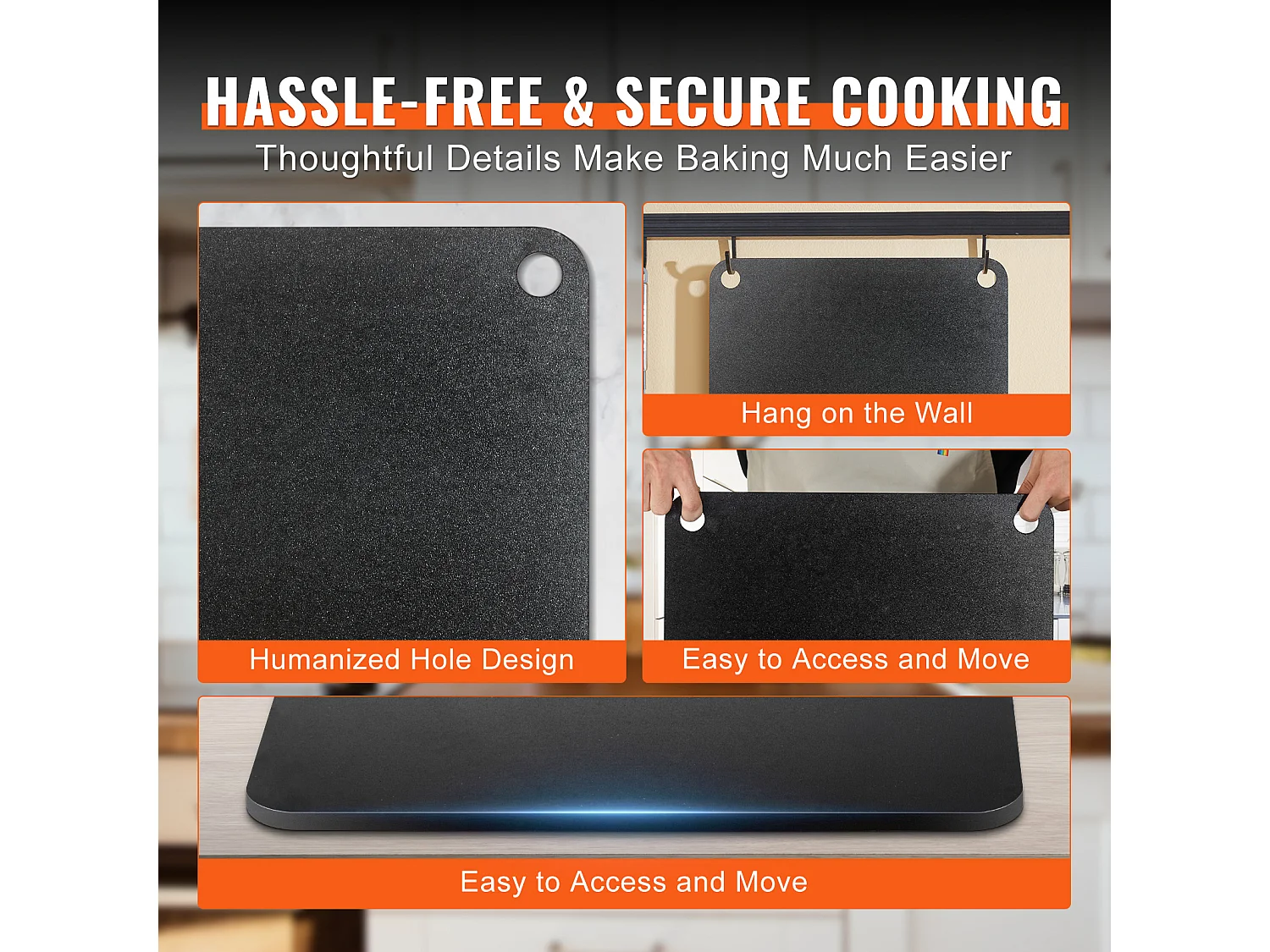 Pierre à Pizza, SucceBuy Pierre à Pizza Pré-assaisonnée 40,6 × 36,8 × 1 cm