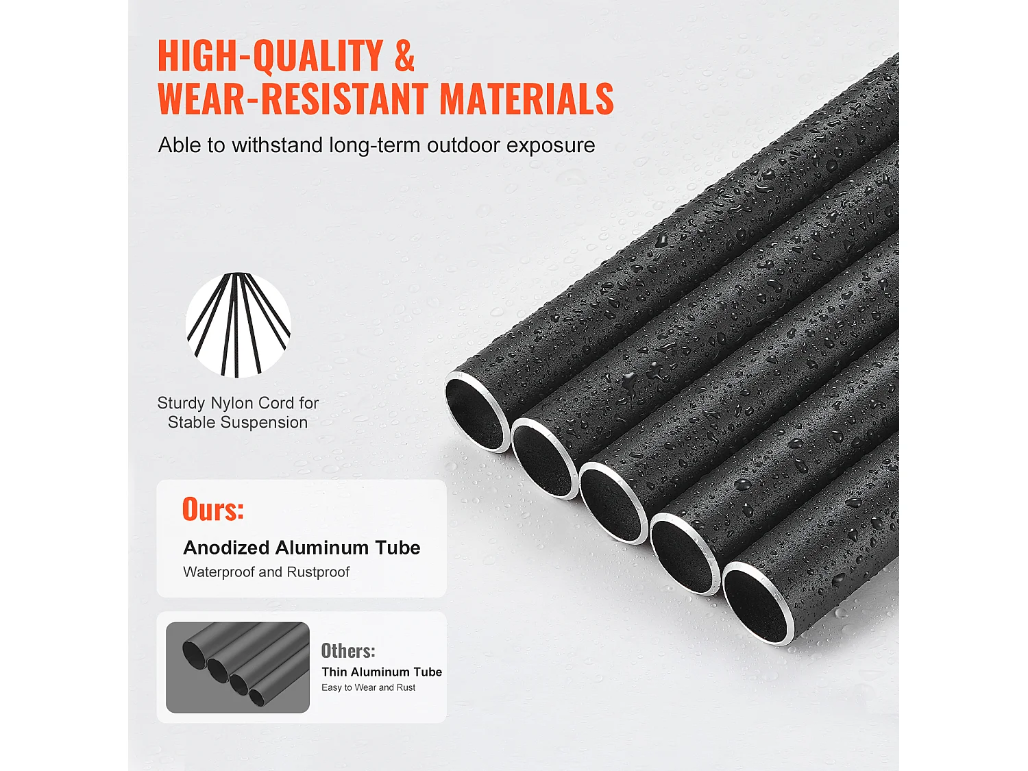 Carillon à Vent en Aluminium SucceBuy, 1220 mm, pour l'Extérieur, Design Commémoratif aux Tons Profonds