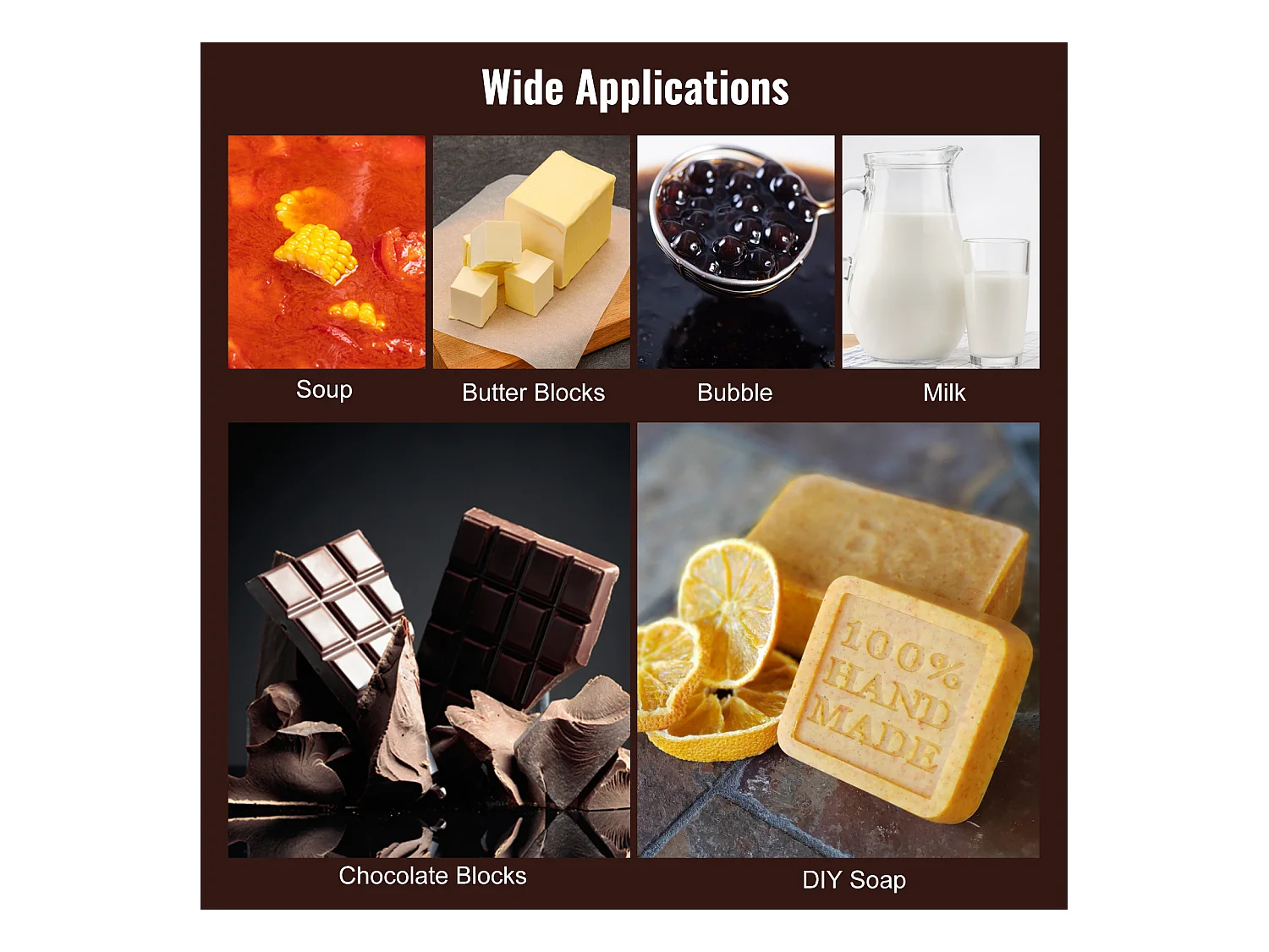 Machine à Tempérer le Chocolat SucceBuy, Réservoir Double de 4 kg, pour Repas à l'Hôtel et Boulangeries Professionnelles