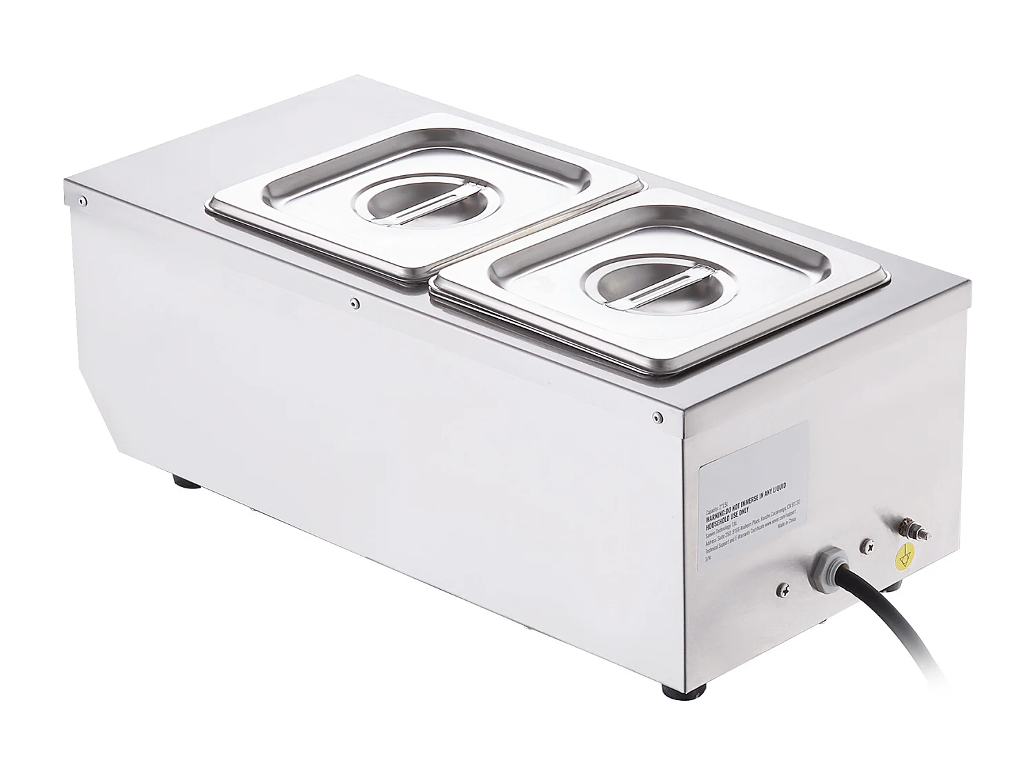 Machine à Tempérer le Chocolat SucceBuy, Réservoir Double de 4 kg, pour Repas à l'Hôtel et Boulangeries Professionnelles