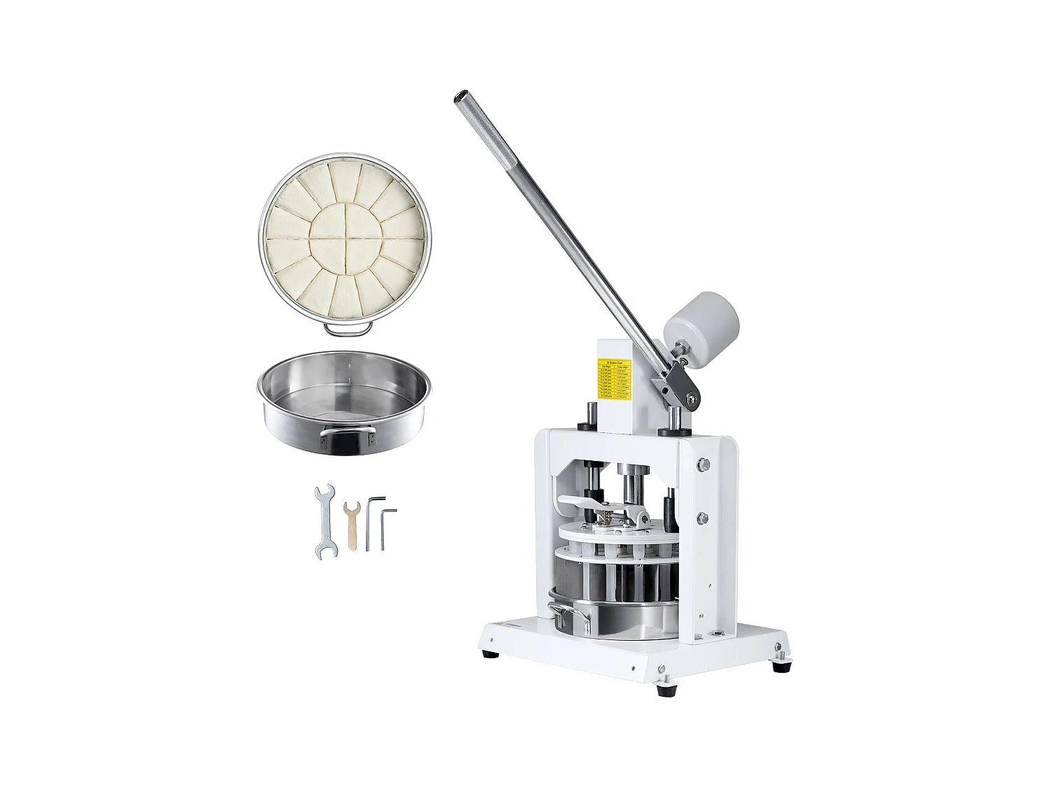 Diviseur SucceBuy de Pâte Manuel, 18 Pièces, Coupe-Pâte, Idéal pour la Fabrication du Pain de Boulangerie