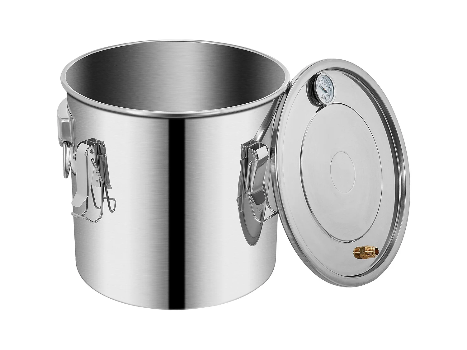 Distillateur d'Alcool SucceBuy 17 L, Moonshine Still en Acier Inoxydable, Kit de Brassage Maison pour Whisky, Vin, Brandy