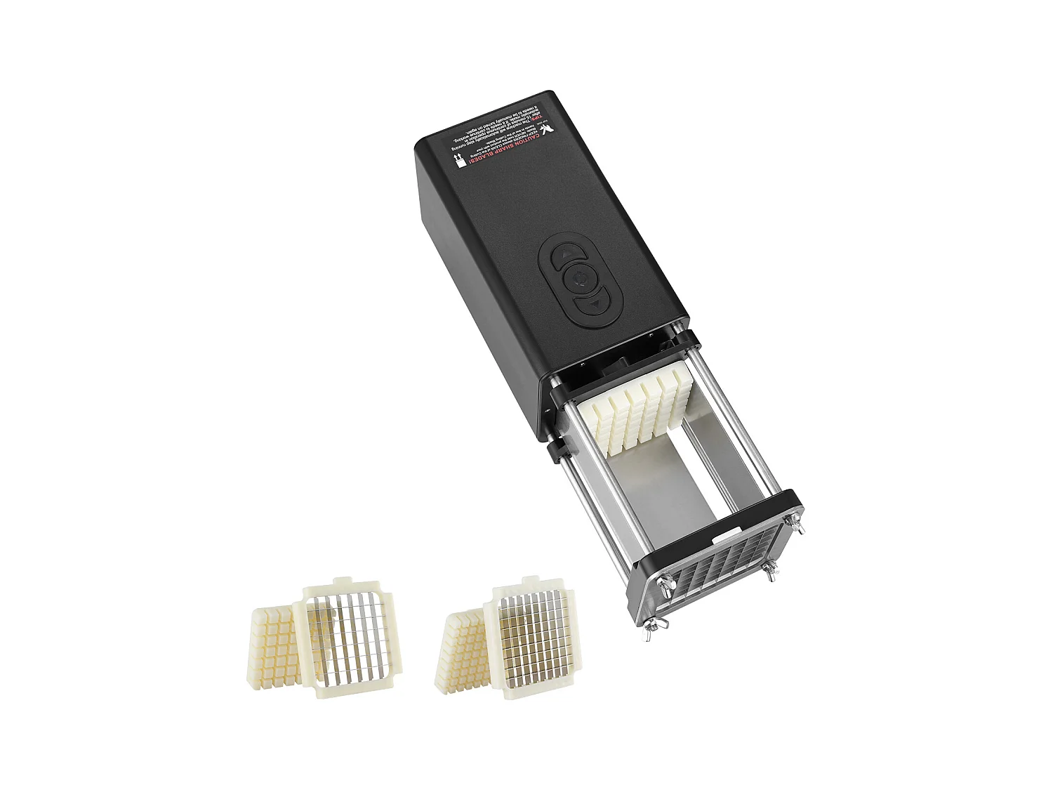 Coupe-Frites électrique SucceBuy, un Hachoir Trancheur en Acier Inoxydable pour Pommes de Terre et Légumes