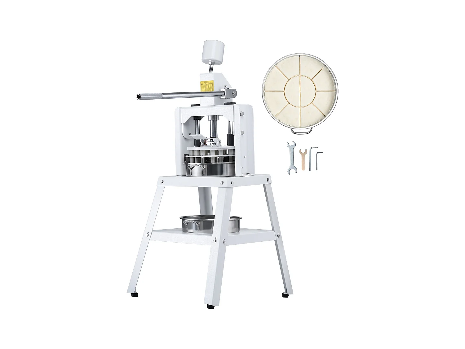 Diviseur SucceBuy de Pâte Manuel, 10 Pièces, Presse Manuel, Parfait pour la Fabrication du Pain de Boulangerie