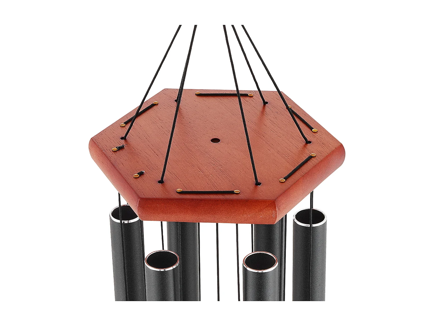 Aluminiowy Dzwonek Wiatrowy SucceBuy, 1524 mm, do użytku na zewnątrz, Pamiątkowy Wzór w Głębokich Odcieniach