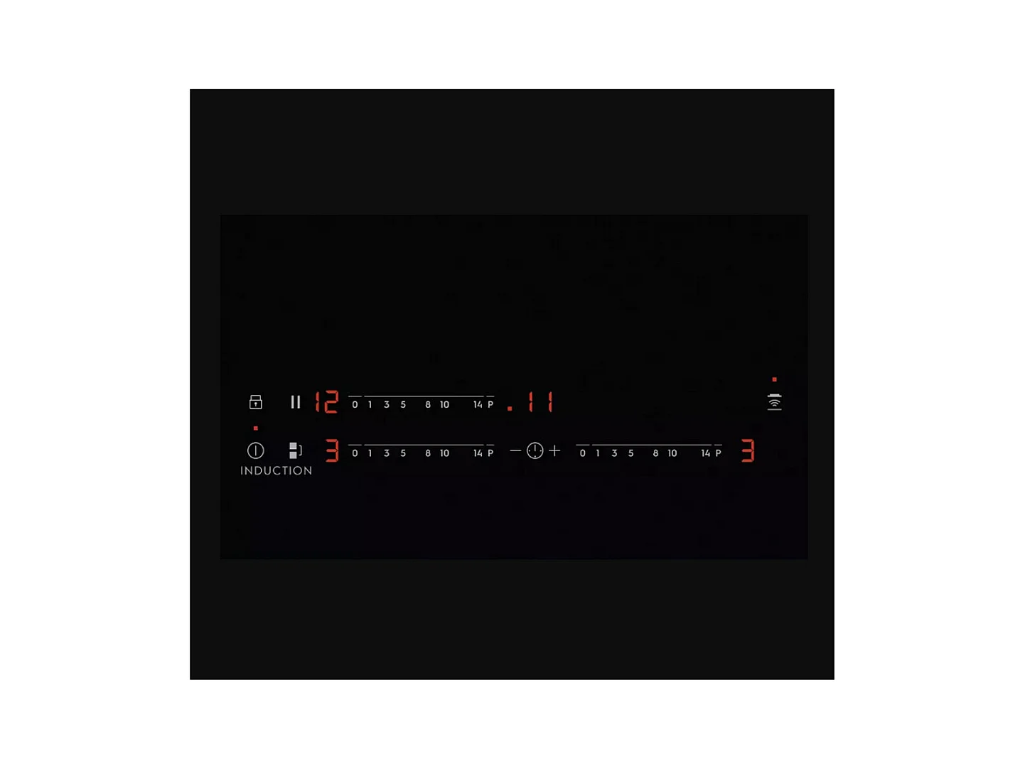 Electrolux Table de cuisson à induction 60cm 3feux noir - EIV63343/1