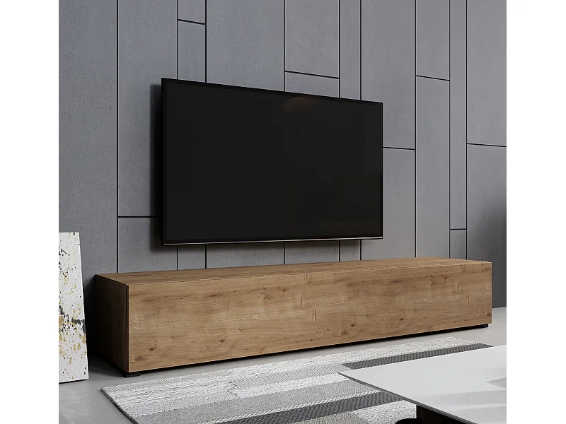 Mueble TV para Salón comedor en Color Roble 180x40x30cm Aitana M2