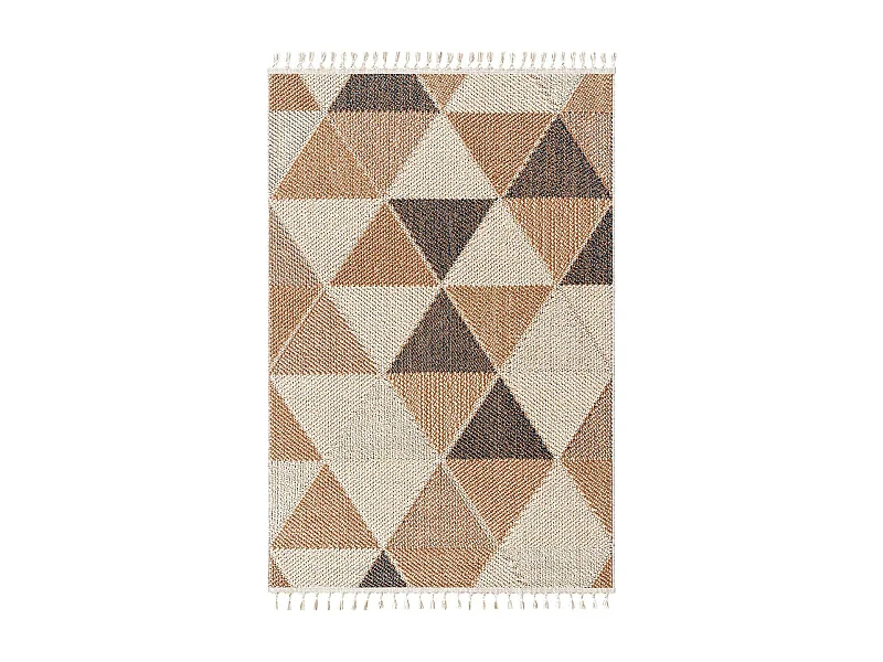Tapis terracotta – triangles, 120x180 cm ISTANBUL