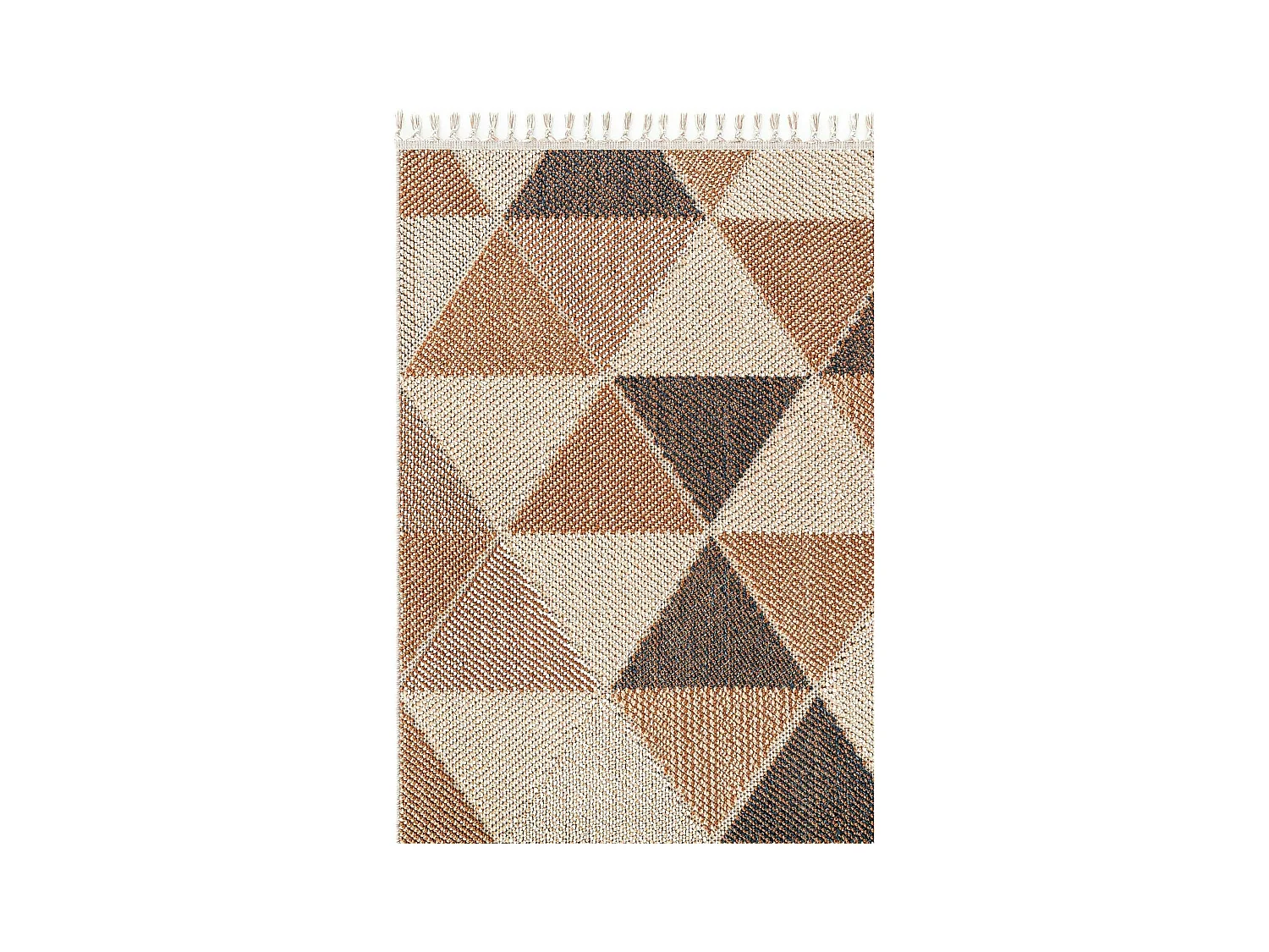 Tapis terracotta – triangles, 120x180 cm ISTANBUL