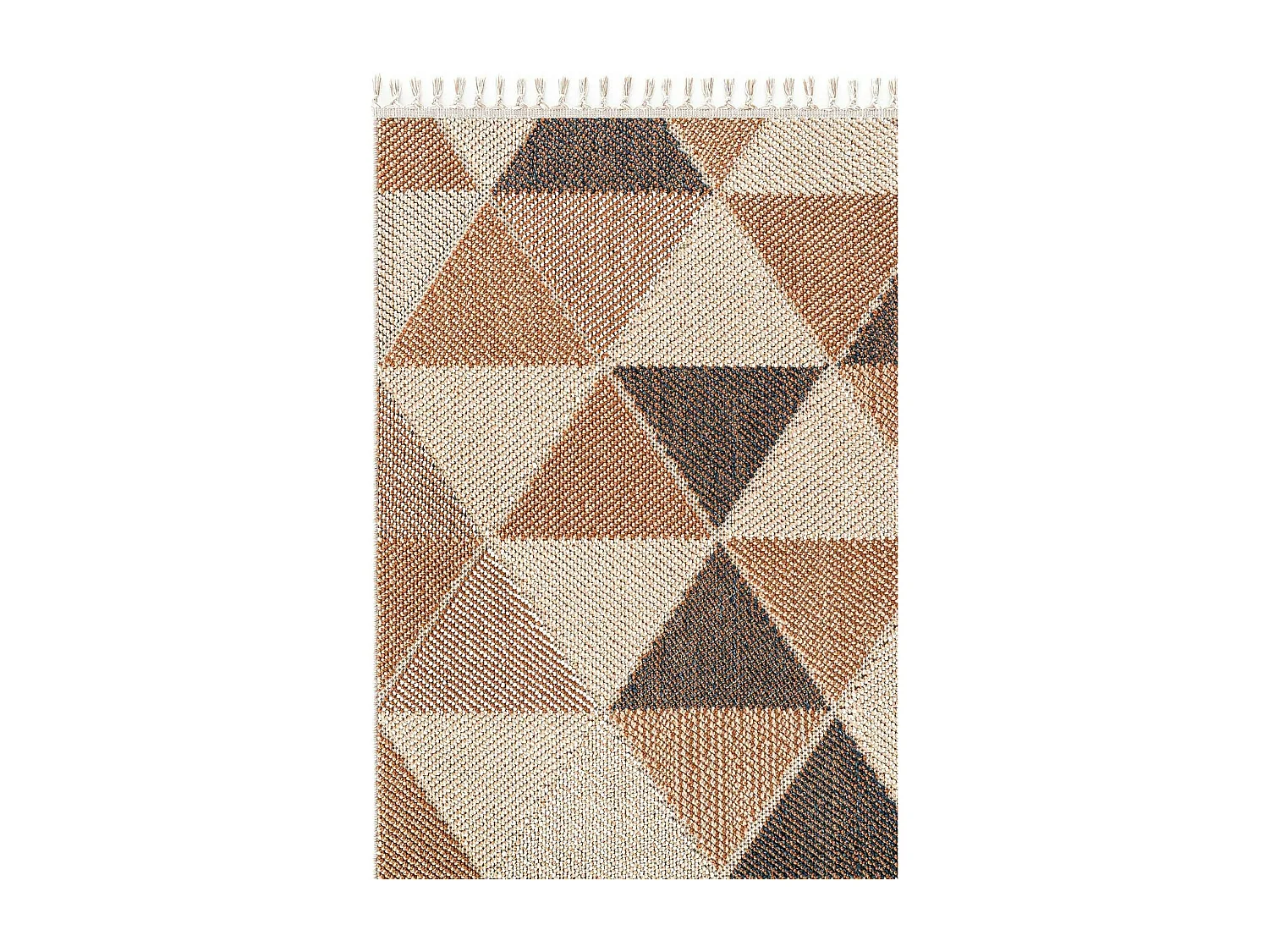 Tapis terracotta – triangles, 120x180 cm ISTANBUL