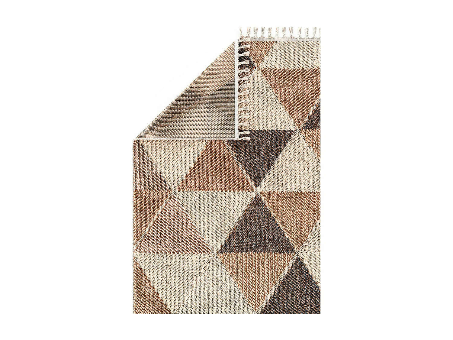 Tapis terracotta – triangles, 120x180 cm ISTANBUL