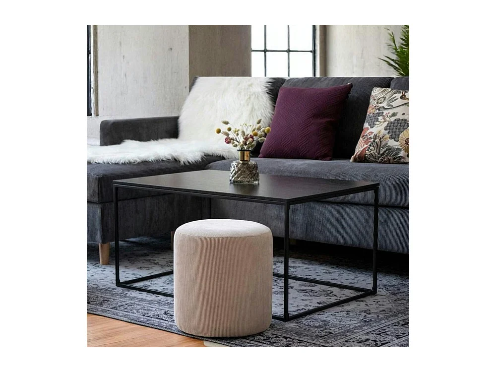 Tapis vintage noir et blanc à motifs traditionnels 200x300 cm FEZ