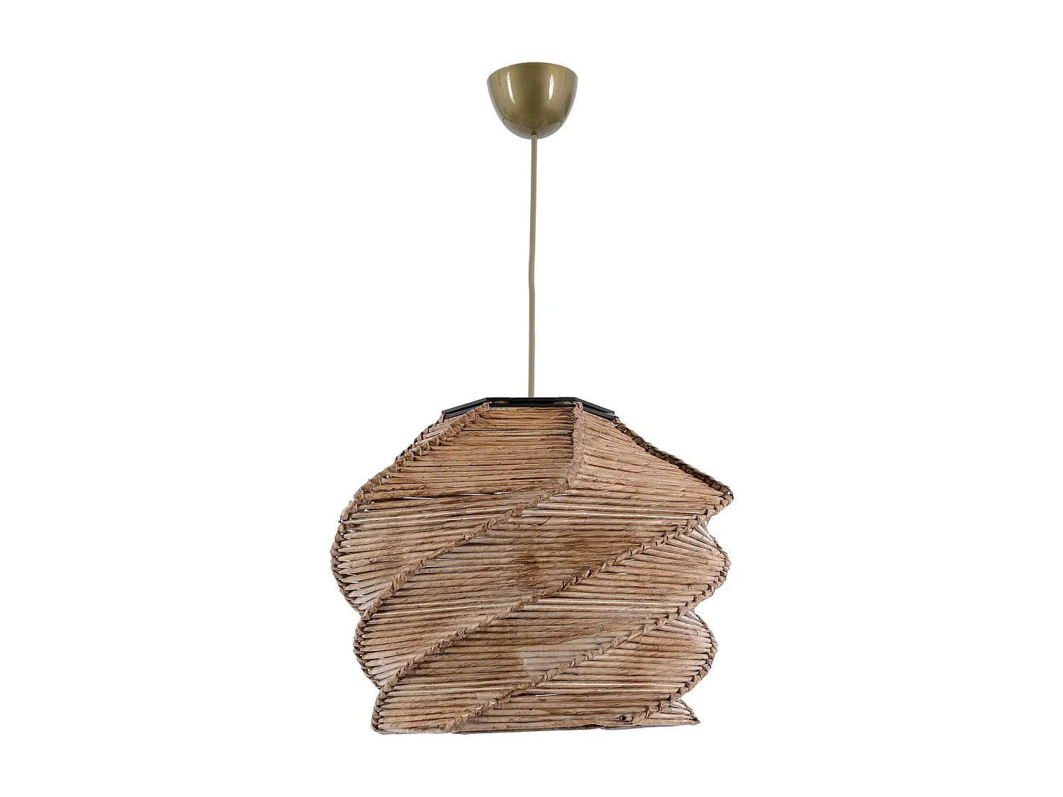 Suspension bohème forme ruche - effet bambou OLTEN