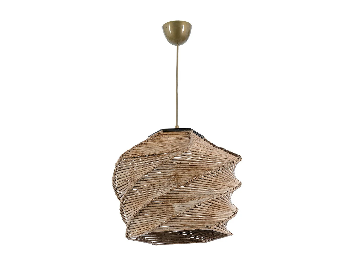 Suspension bohème forme ruche - effet bambou OLTEN