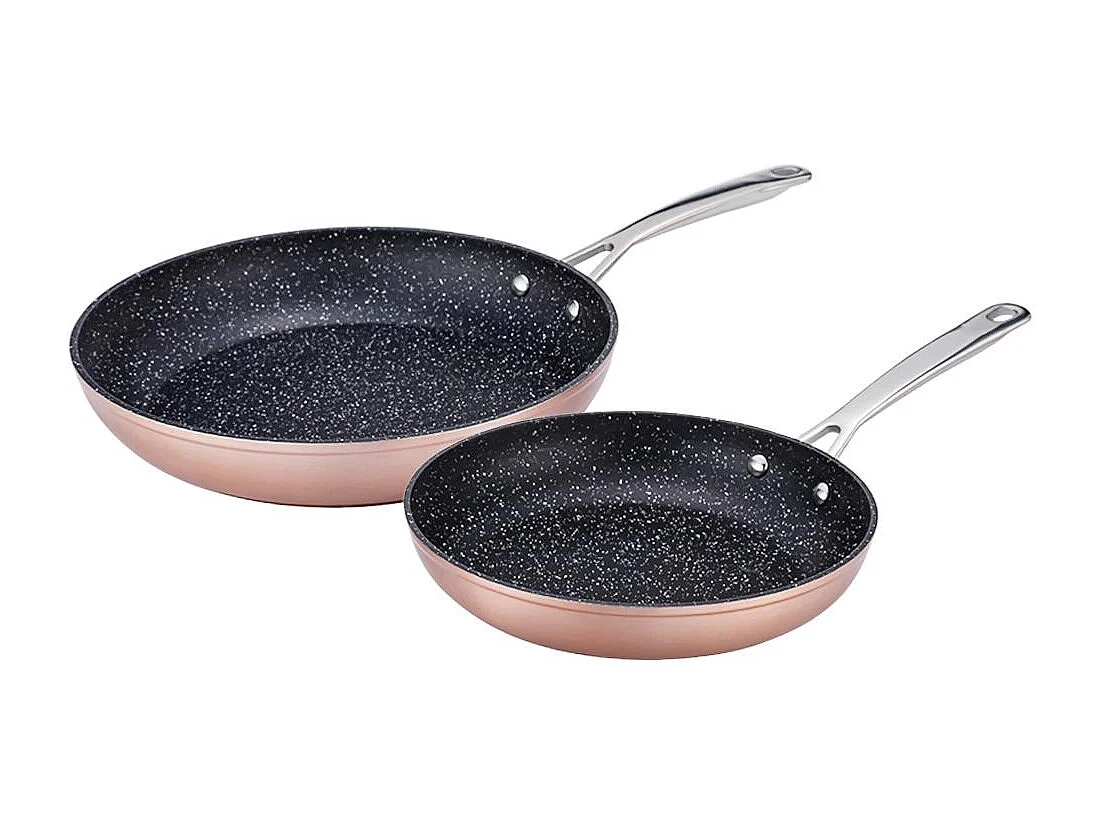 Set de 6 pièces cuivré Greblon céramique - "Héritage"