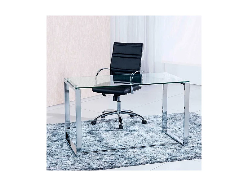 Mesa de escritorio Benetto XL Metal cromado