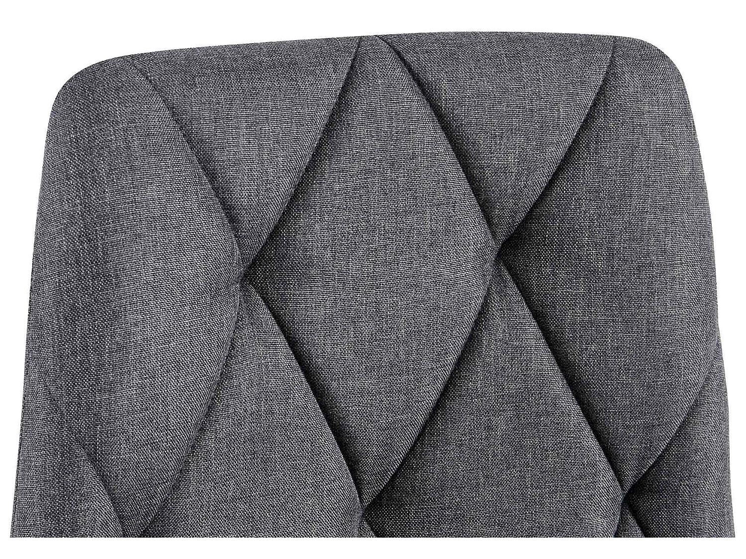 Lot de 2  chaise salle à manger - Tissu - Gris foncé - Clairton