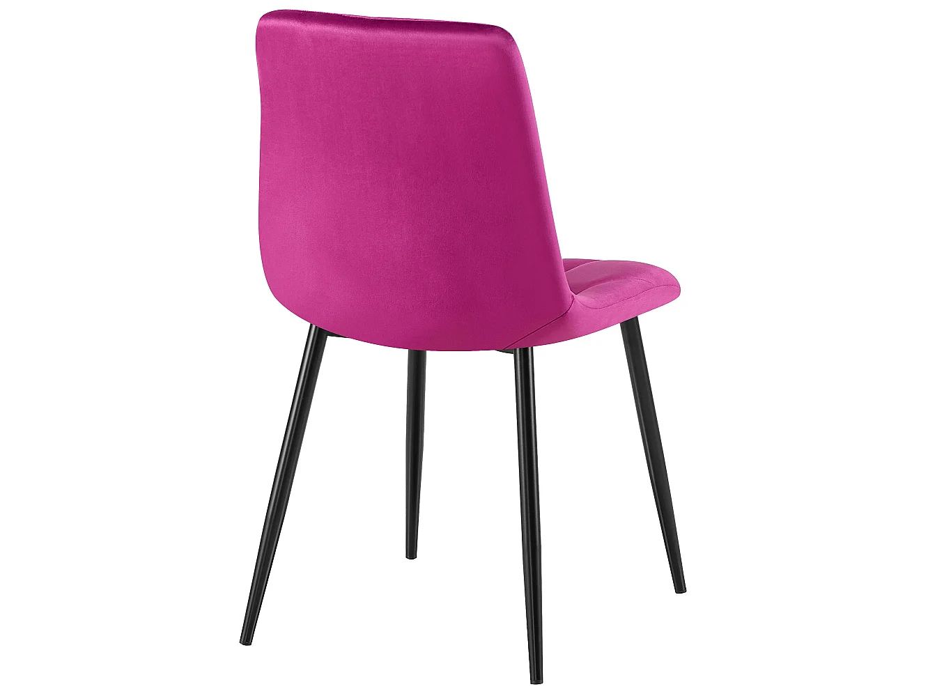 Lot de 2  chaise salle à manger - Velours - Violet - Clairton