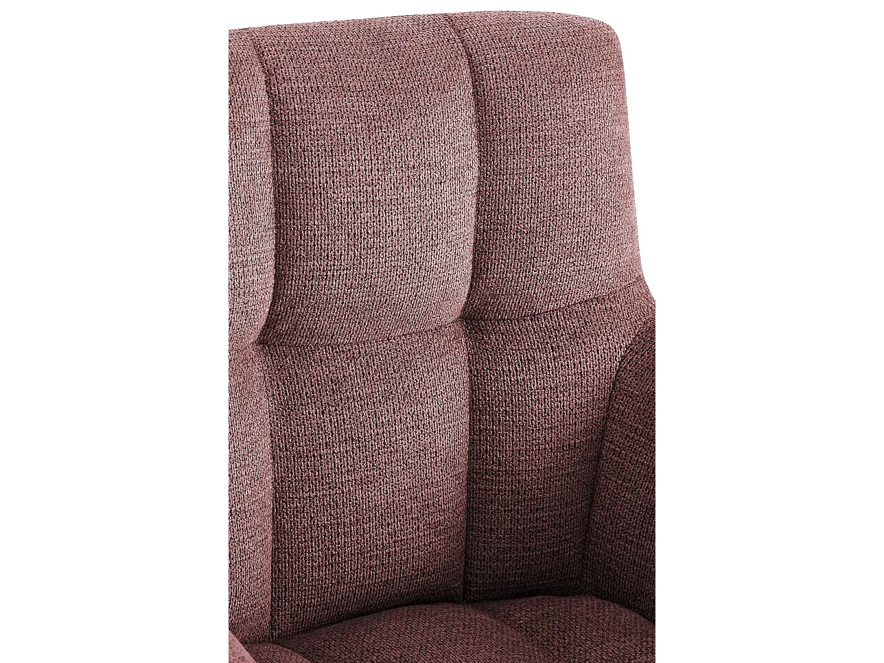 Lot de 2  chaises avec accoudoirs - Tissu - Rouge rubis - Jonah
