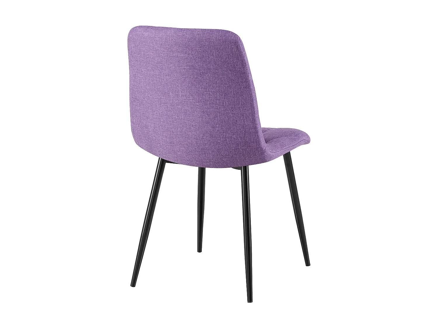 Lot de 2  chaise salle à manger - Tissu - Violet - Clairton