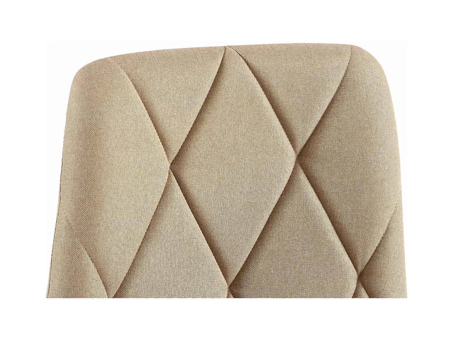 Lot de 2  chaise salle à manger - Tissu - Taupe - Clairton