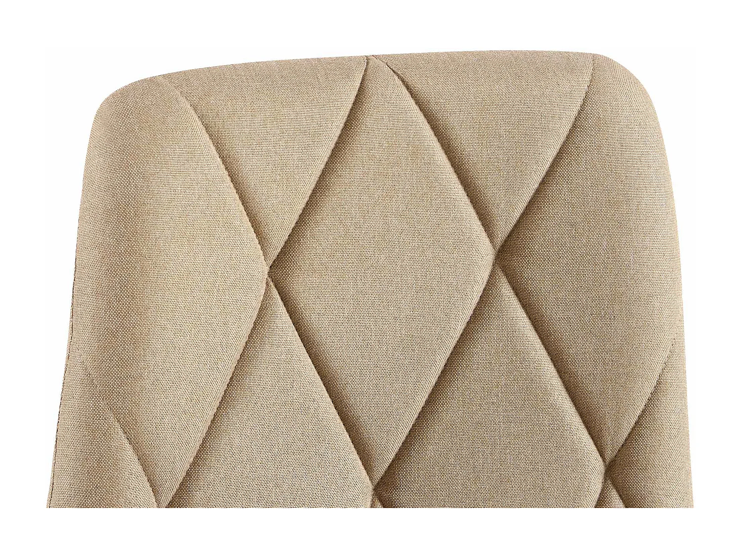 Lot de 2  chaise salle à manger - Tissu - Taupe - Clairton