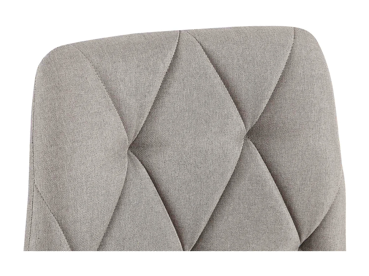 Lot de 2  chaise salle à manger - Tissu - Gris clair - Clairton