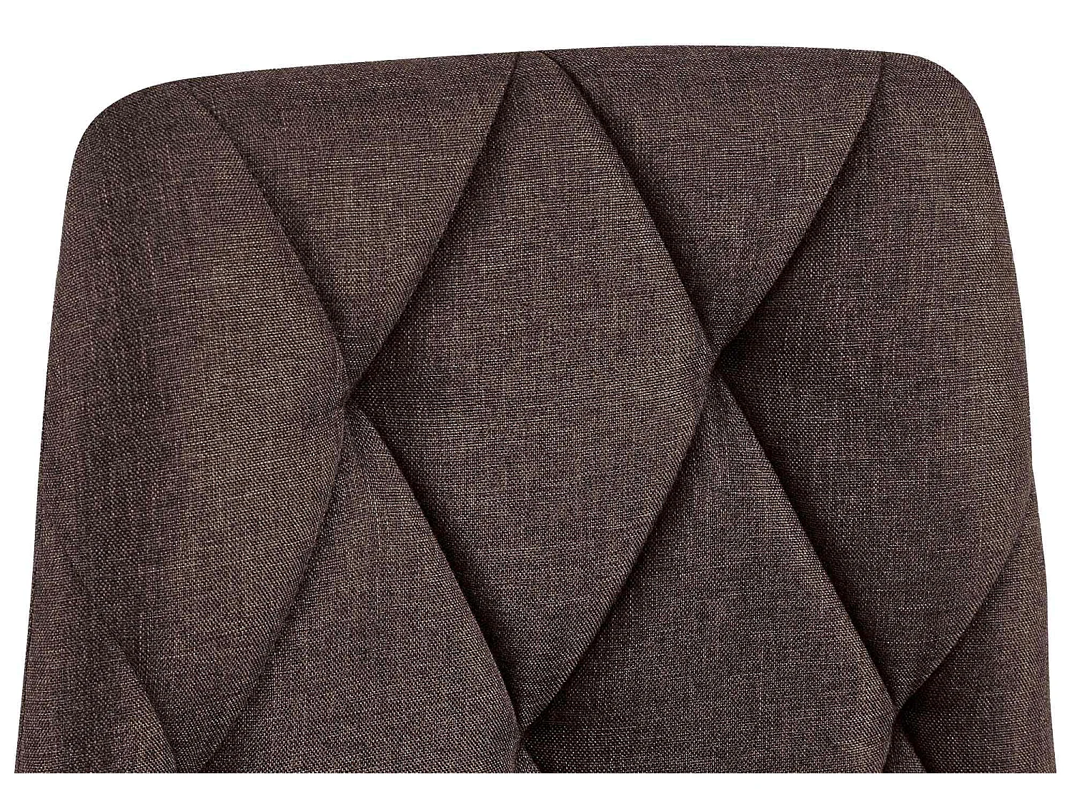 Lot de 2  chaise salle à manger - Tissu - Marron - Clairton