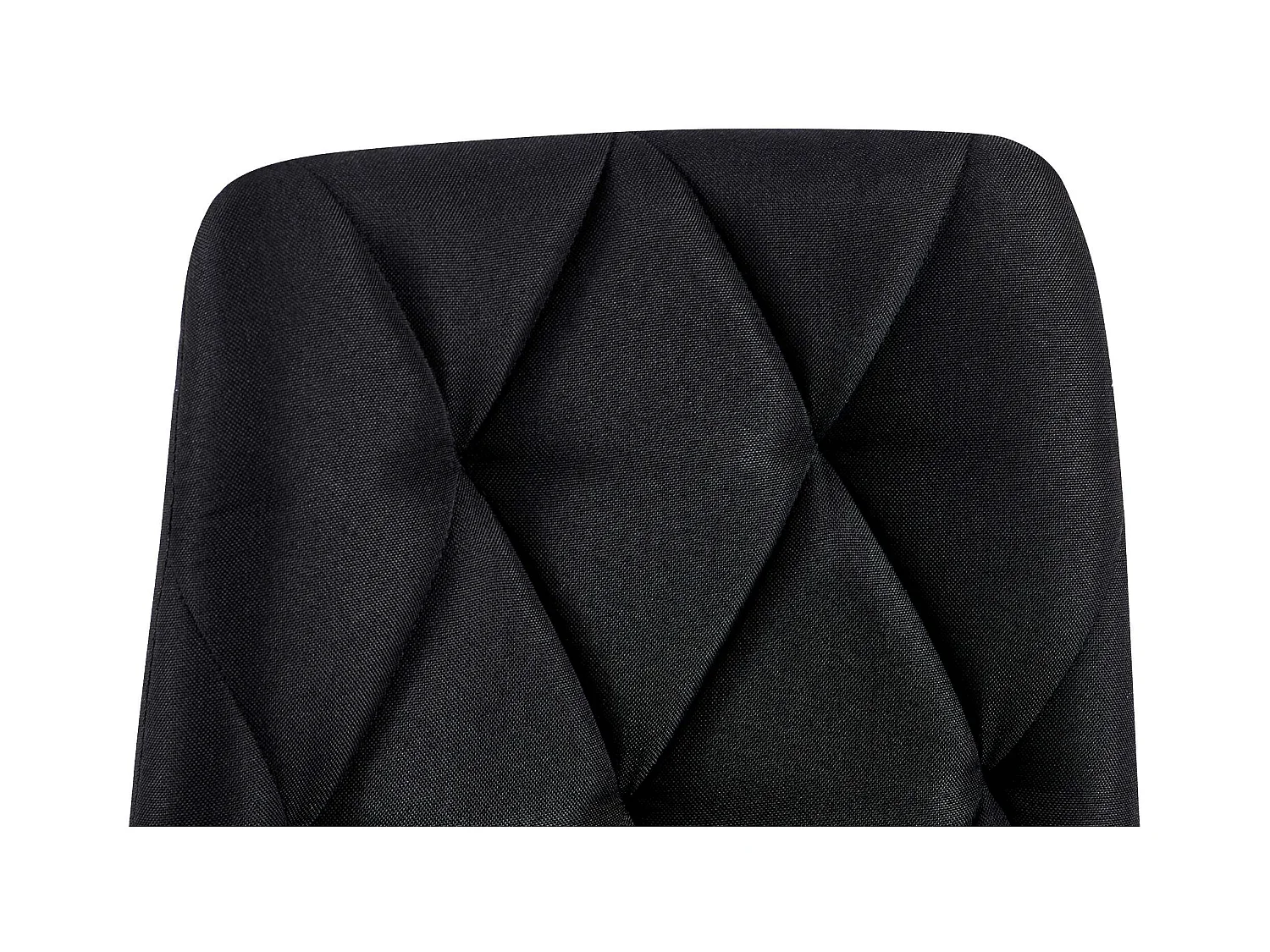 chaise salle à manger - Tissu - Noir - Clairton