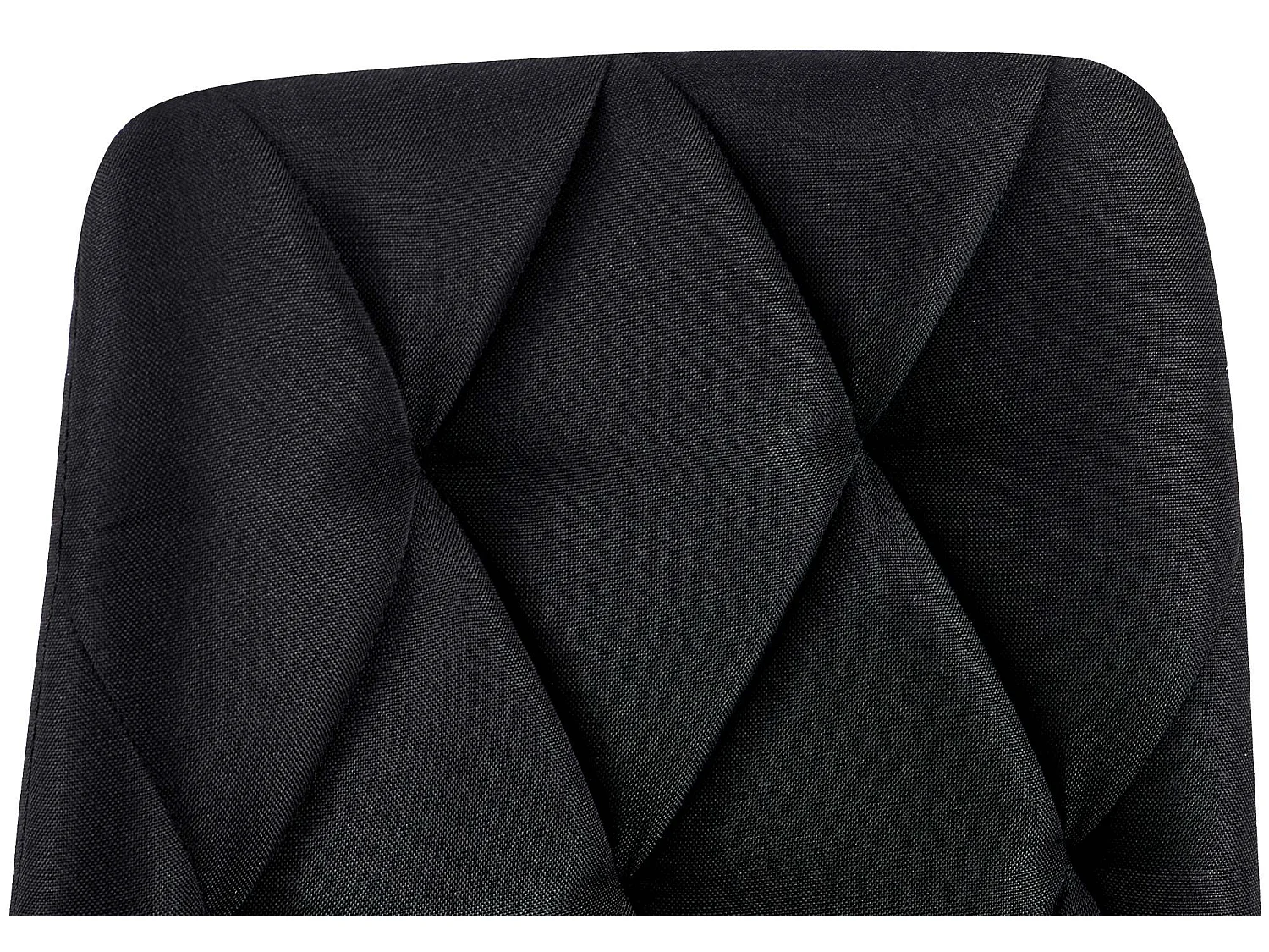 chaise salle à manger - Tissu - Noir - Clairton