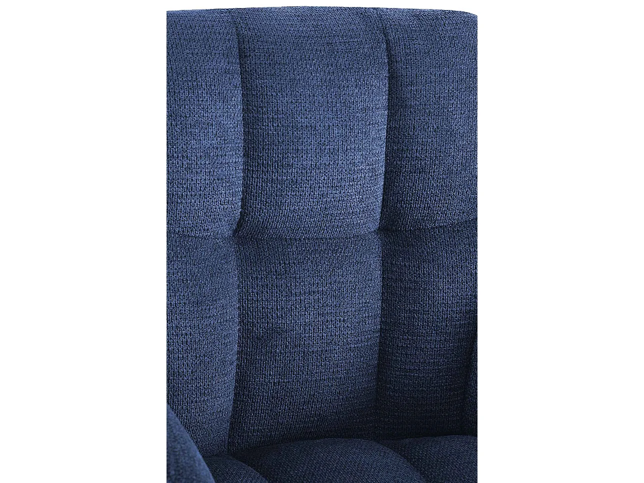 Lot de 2  chaises avec accoudoirs - Tissu - Bleu foncé - Jonah