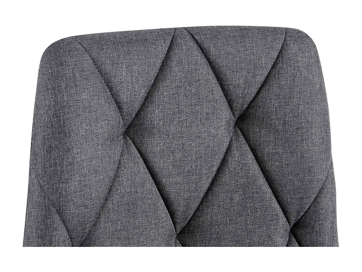 chaise salle à manger - Tissu - Gris foncé - Clairton