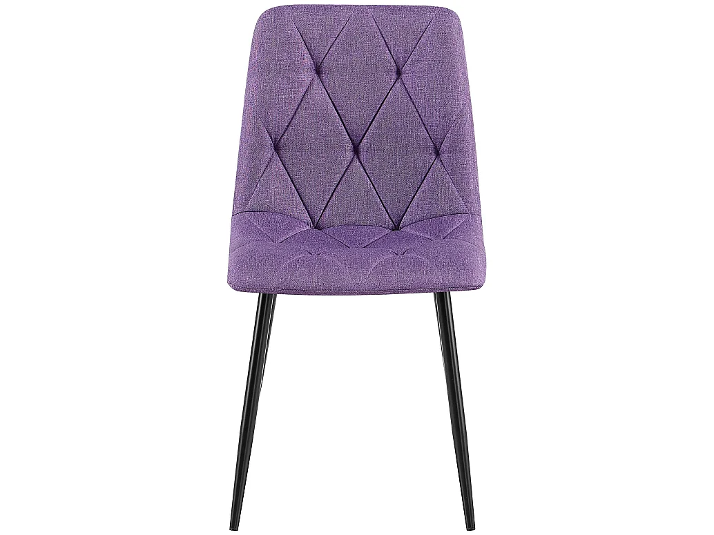 chaise salle à manger - Tissu - Violet - Clairton