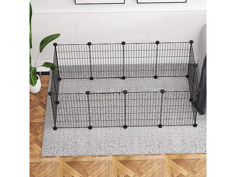 Enclos cage pour animaux domestiques lapins chiots parc résistant