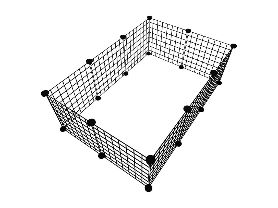 Enclos cage pour animaux domestiques lapins chiots parc résistant