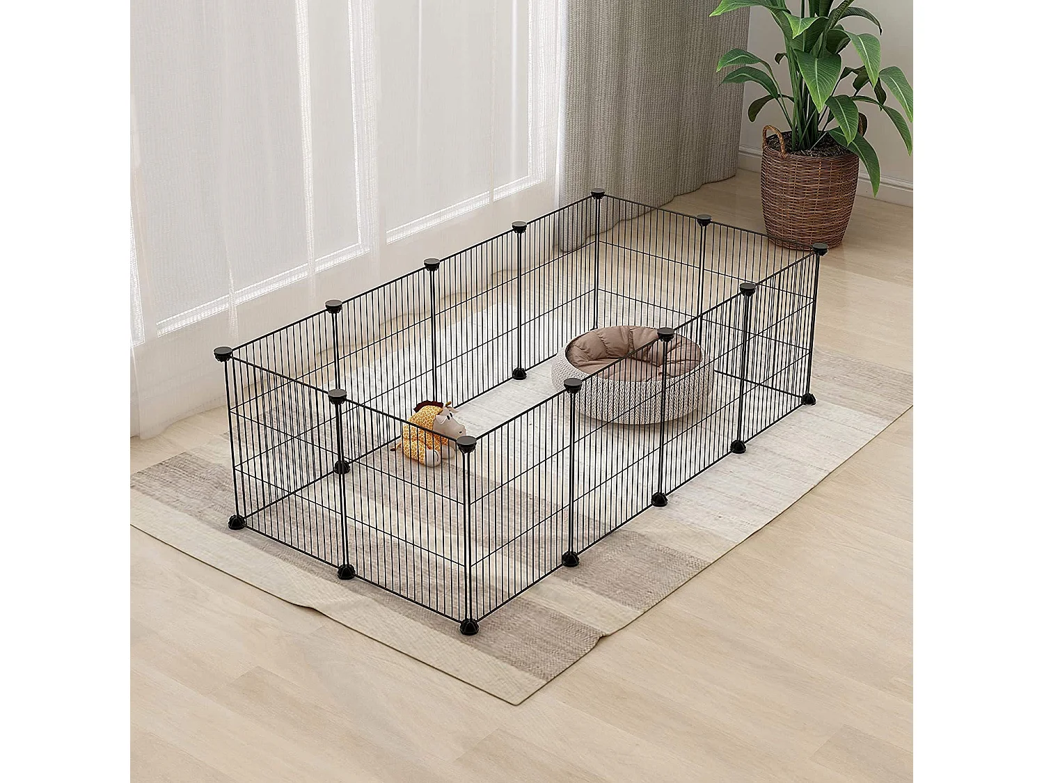 Enclos cage pour animaux domestiques lapins chiots parc résistant