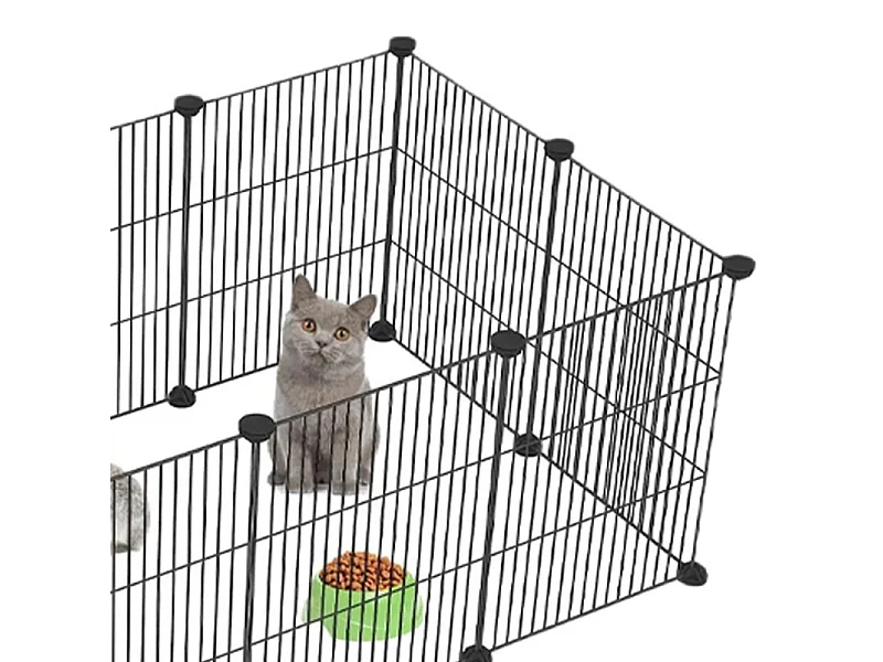 Cercado para animais domésticos, coelhos, cachorros, cercadinho resistente