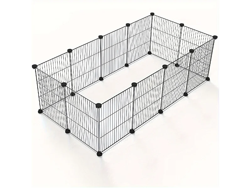 Cercado para animais domésticos, coelhos, cachorros, cercadinho resistente