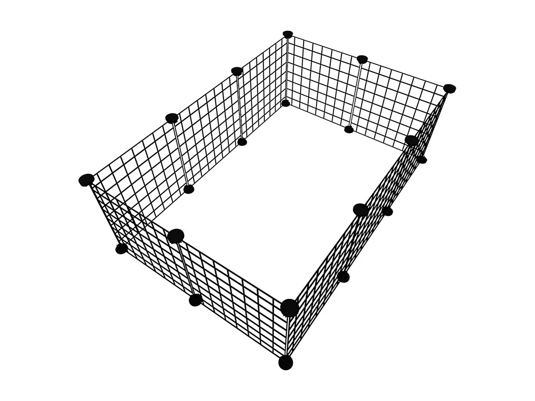 Cercado para animais domésticos, coelhos, cachorros, cercadinho resistente