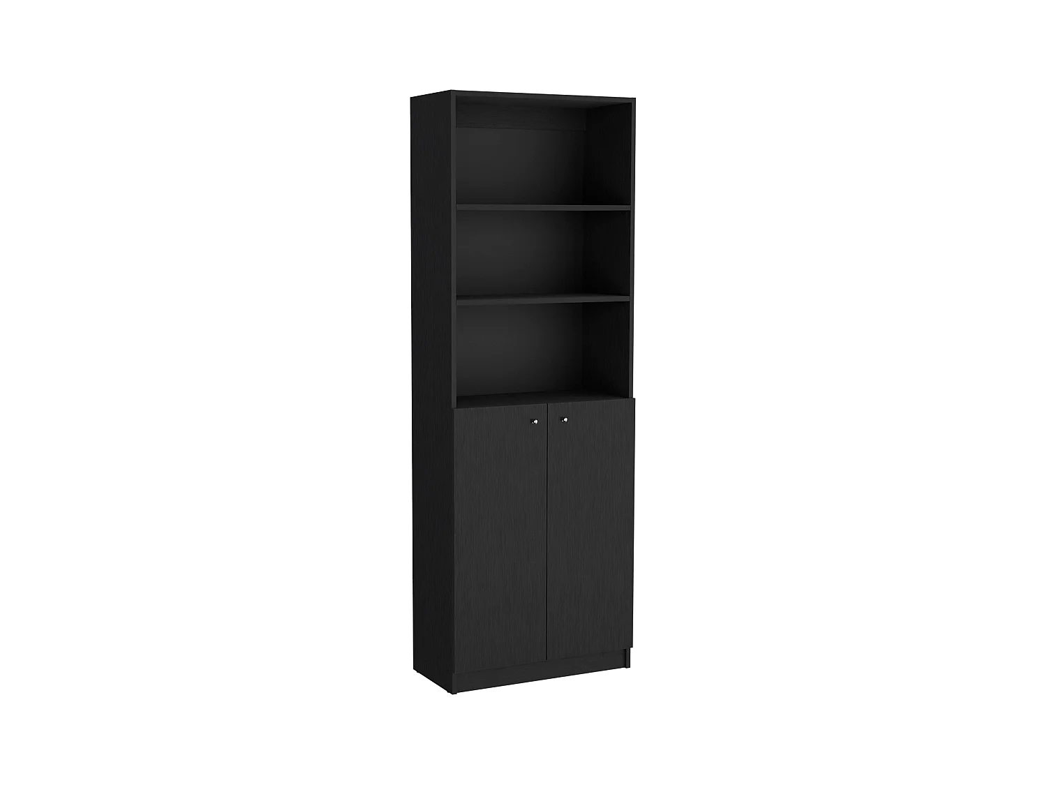 Juego de Sala de 2 Piezas Drexel con 2 Libreros, Negro