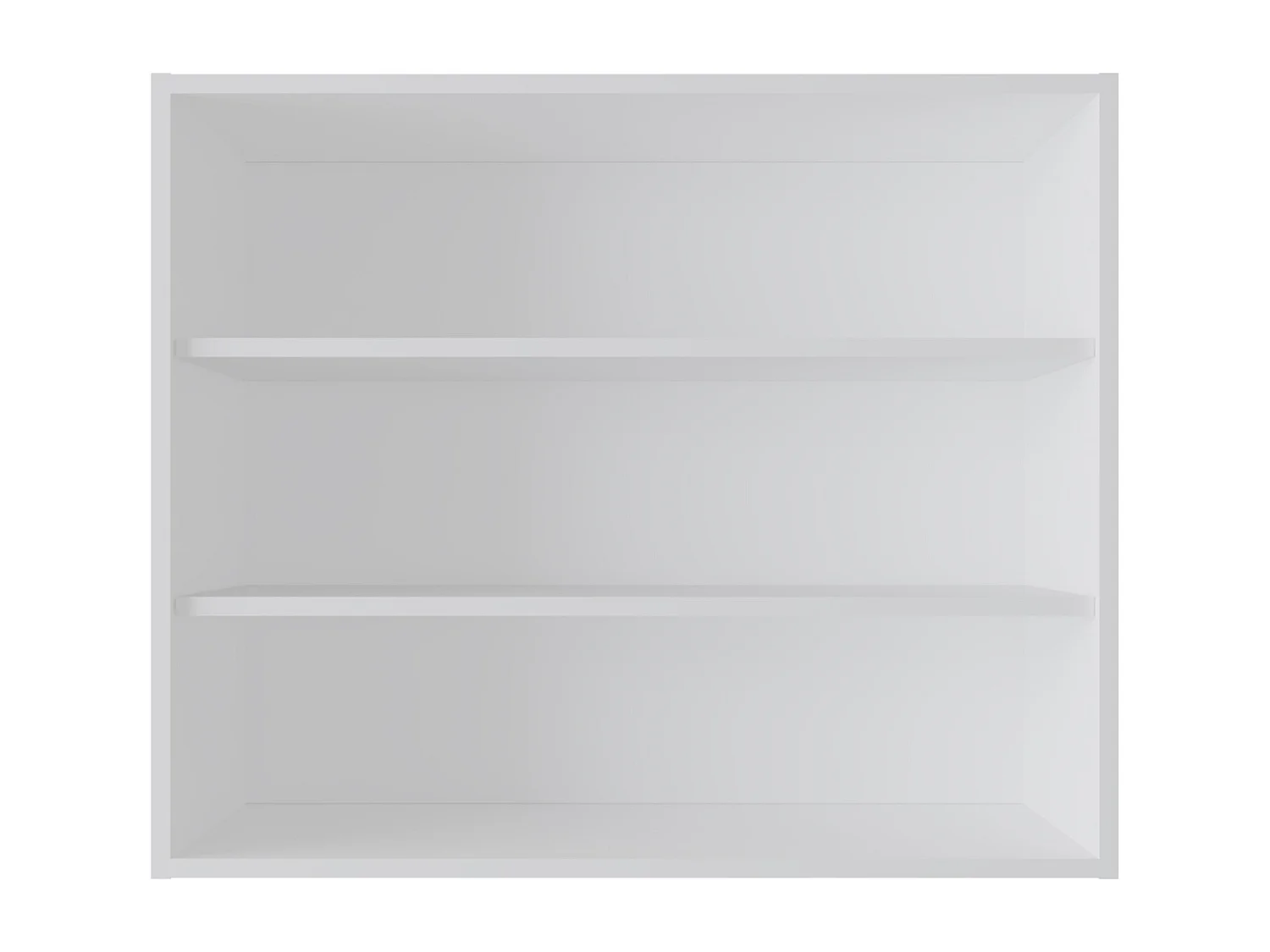 TU HOME Pensile da Parete Chinle in Melaminico con Ripiani Aperti, Bianco