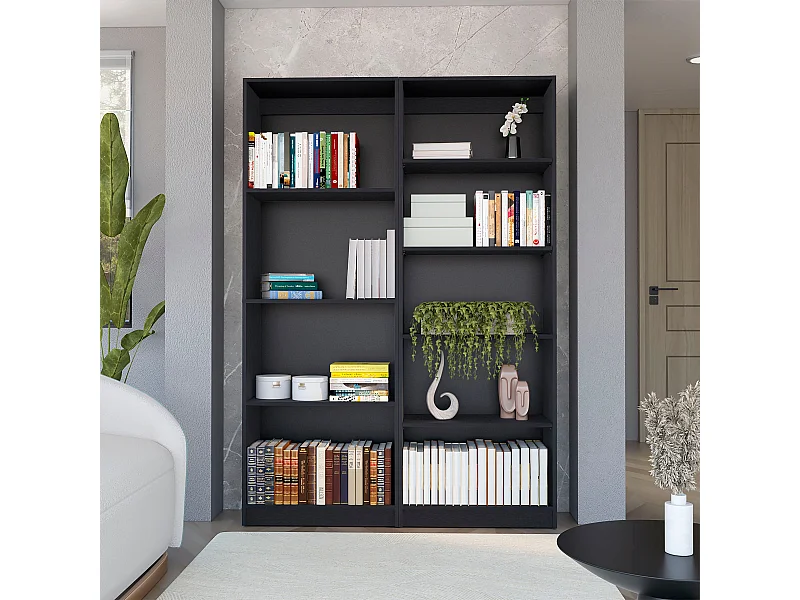 Sutton 2 Piece Living Room Set with 2 Bookcases