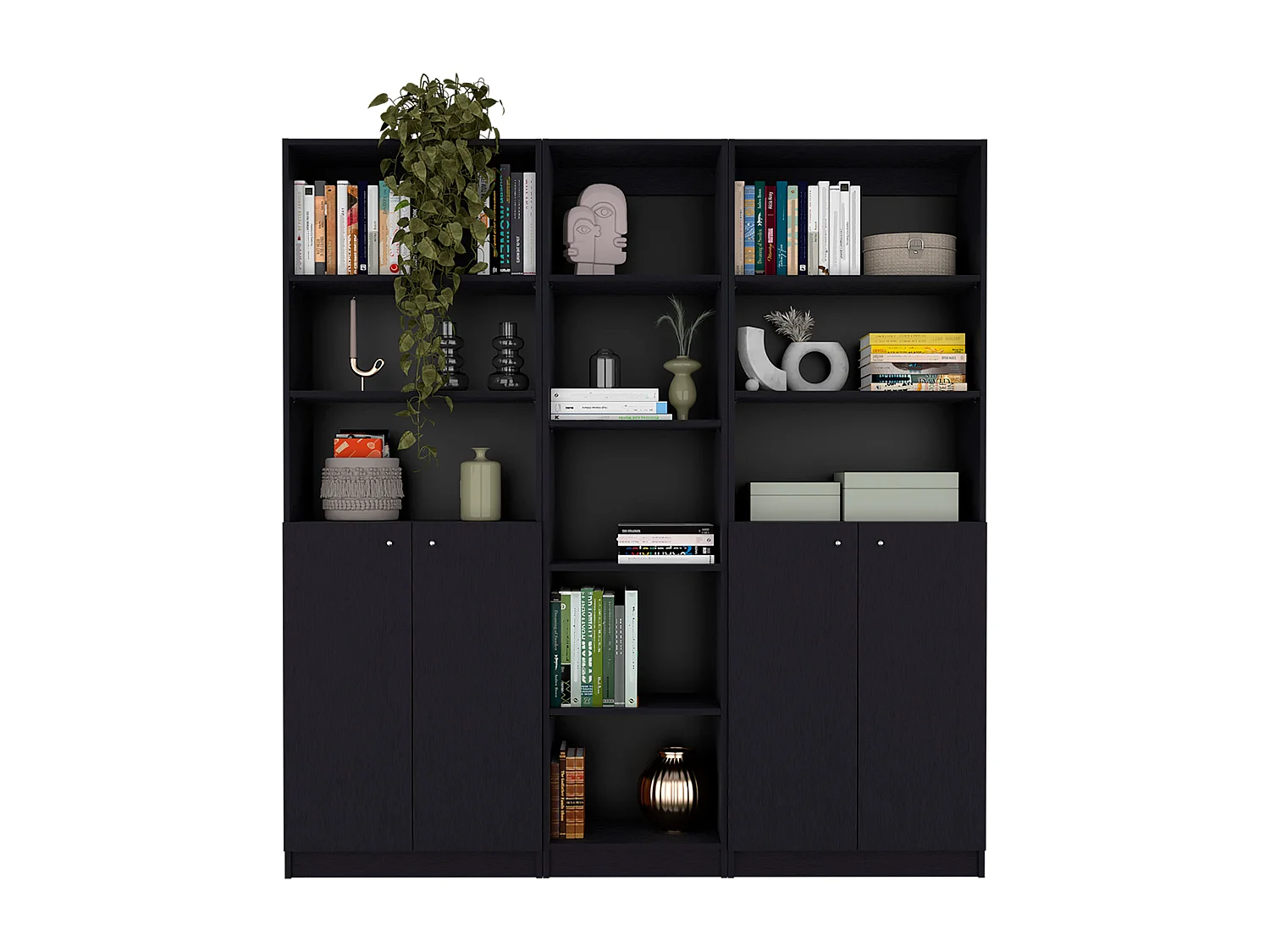 Grants 3 Piece Living Room Set with 3 Bookcases