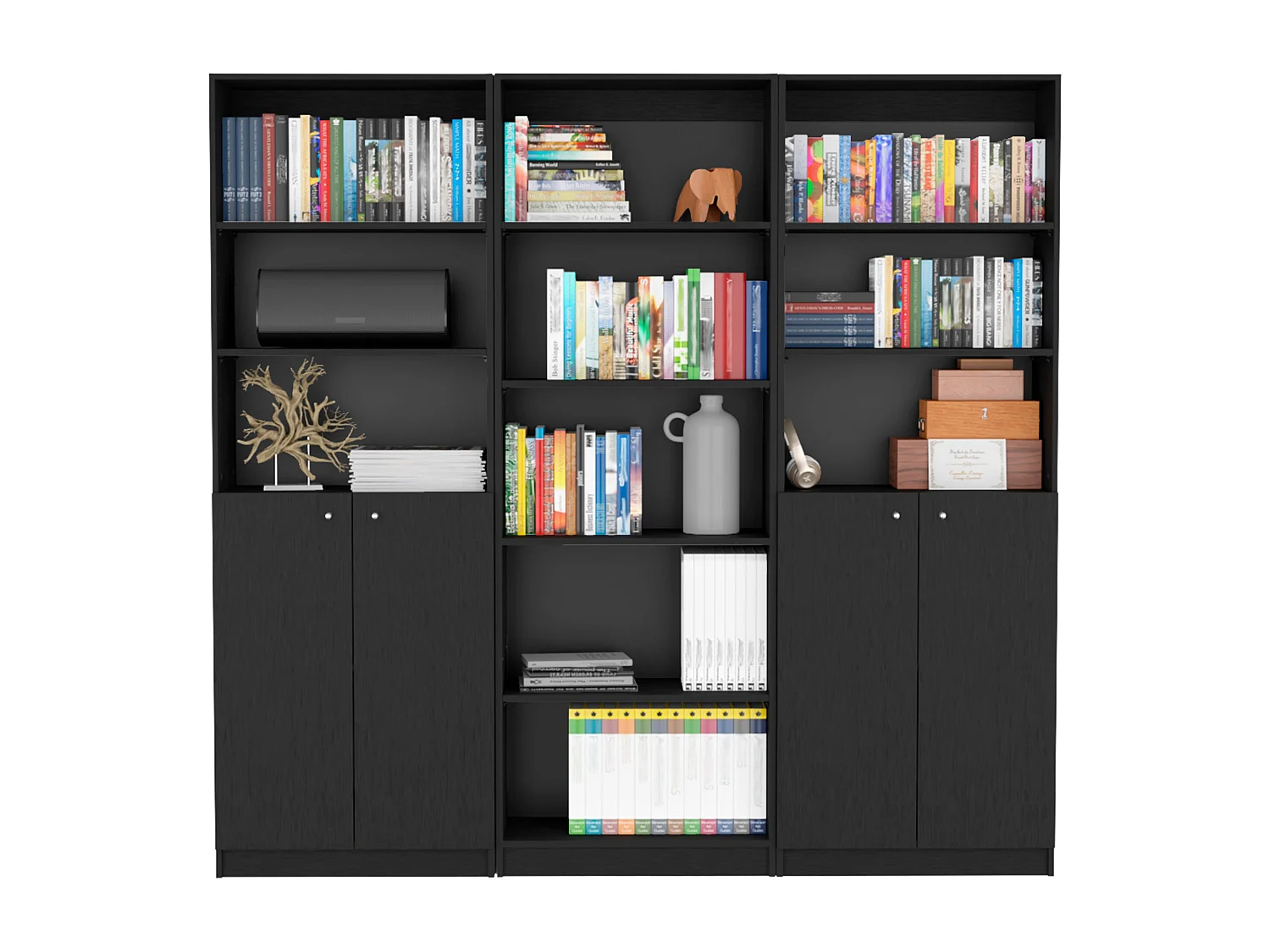 Ensemble de salon 3 pièces Acoma avec 3 bibliothèques